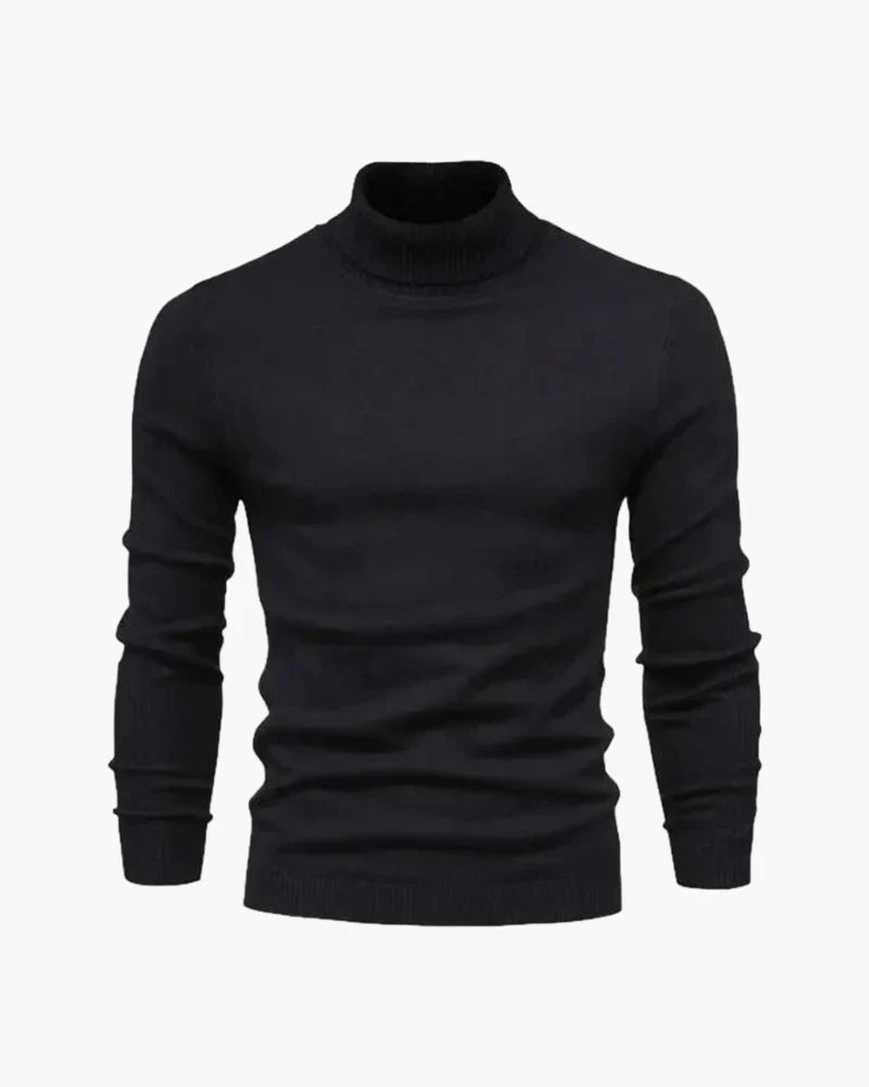 JANGSAN Merino-Wolle Rollkragenpullover